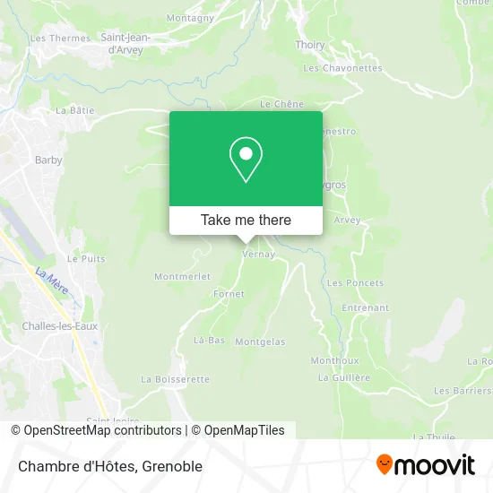Chambre d'Hôtes map