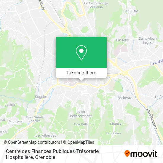 Centre des Finances Publiques-Trésorerie Hospitalière map
