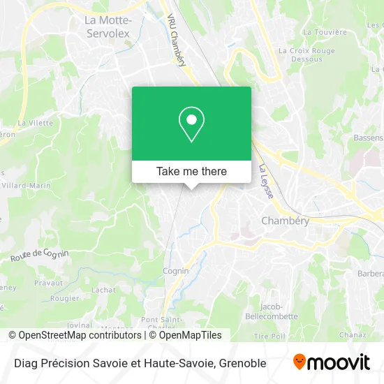 Diag Précision Savoie et Haute-Savoie map