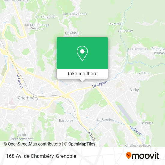 168 Av. de Chambéry map