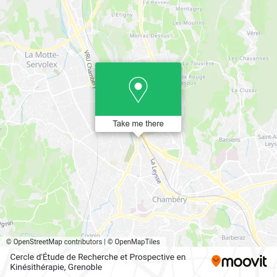 Cercle d'Étude de Recherche et Prospective en Kinésithérapie map