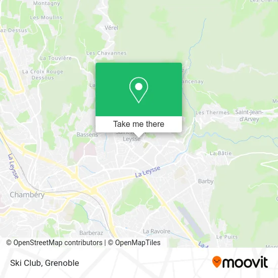 Ski Club map