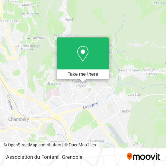 Association du Fontanil map