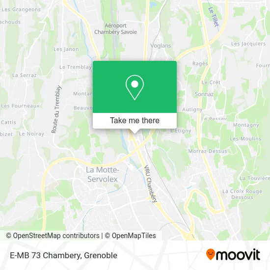 E-MB 73 Chambery map