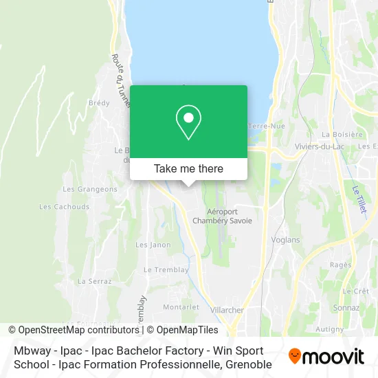 Mbway - Ipac - Ipac Bachelor Factory - Win Sport School - Ipac Formation Professionnelle map