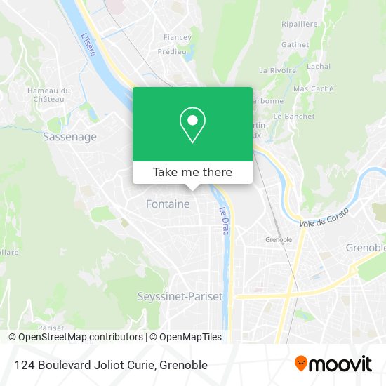 124 Boulevard Joliot Curie map