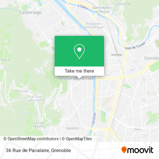 36 Rue de Pacalaire map