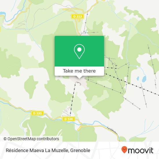 Mapa Résidence Maeva La Muzelle