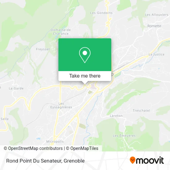 Rond Point Du Senateur map