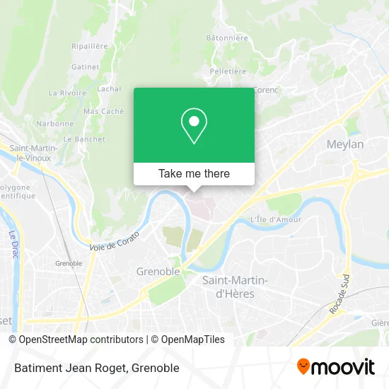Batiment Jean Roget map
