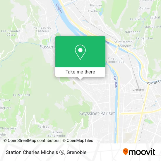 Station Charles Michels Ⓐ map
