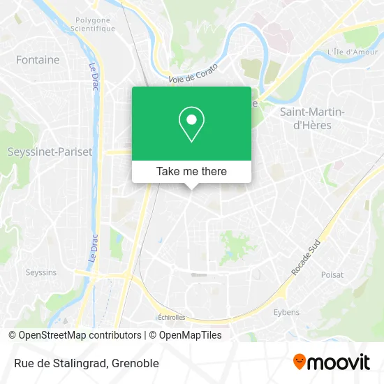 Rue de Stalingrad map