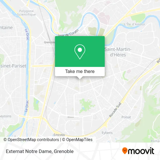Externat Notre Dame map