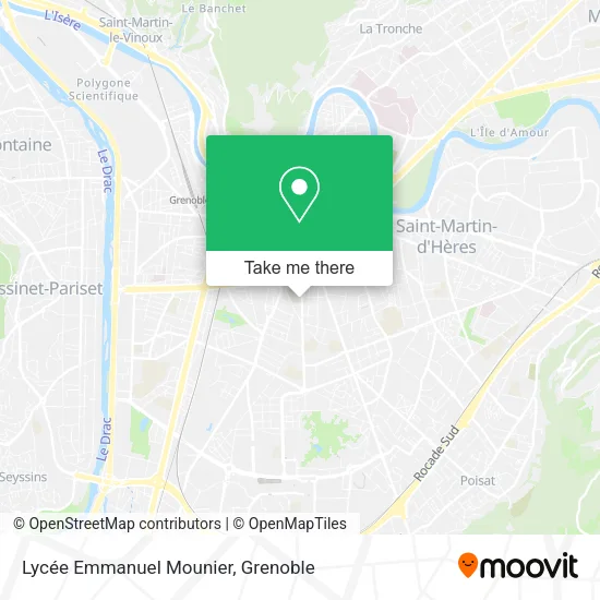 Lycée Emmanuel Mounier map