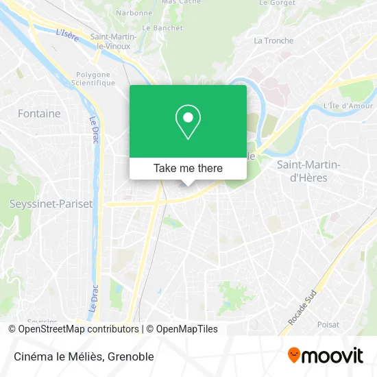 Cinéma le Méliès map