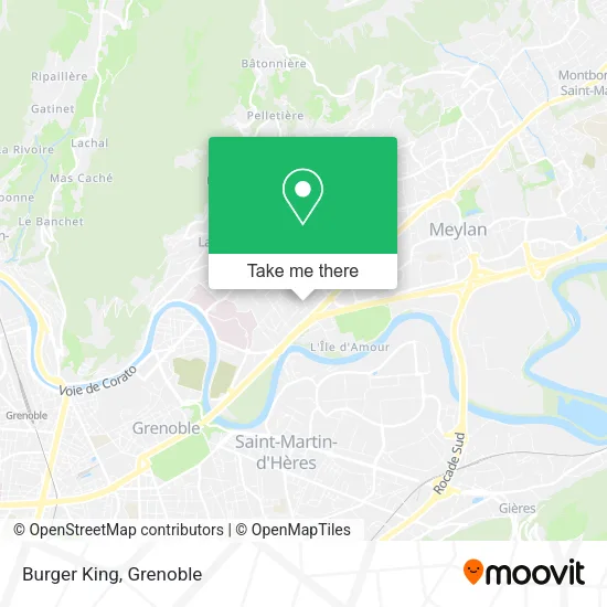 Burger King map