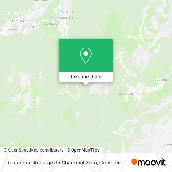Restaurant Auberge du Charmant Som map