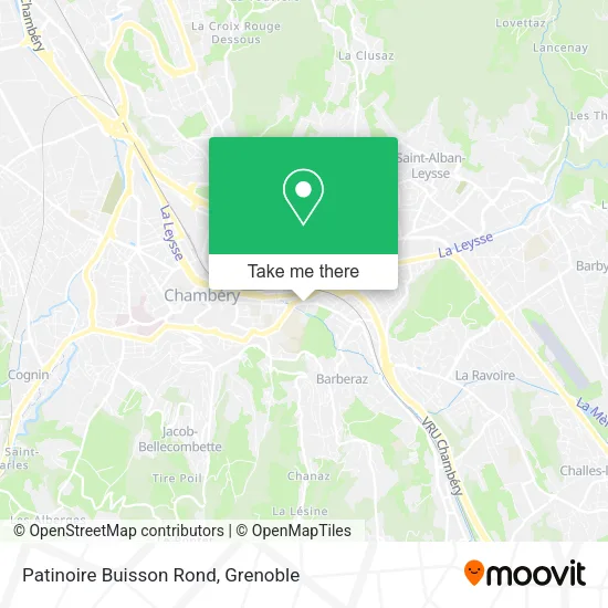 Patinoire Buisson Rond map