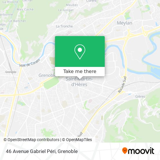 46 Avenue Gabriel Péri map