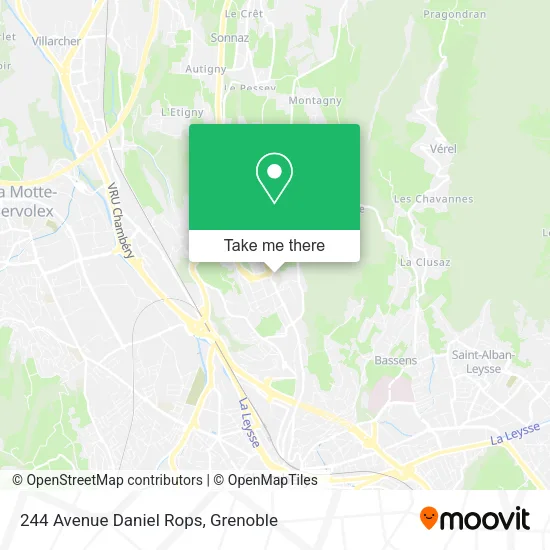 244 Avenue Daniel Rops map