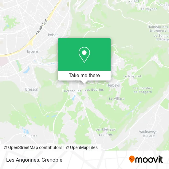 Les Angonnes map