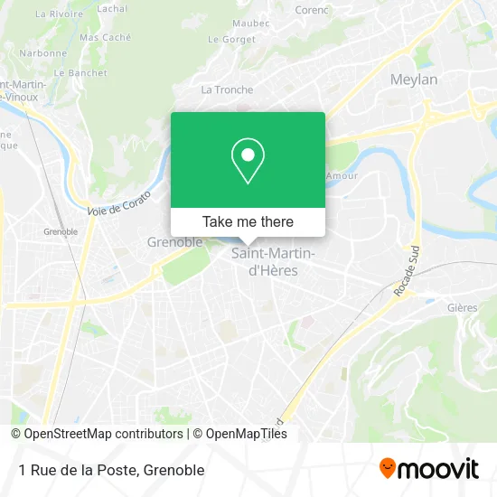 1 Rue de la Poste map