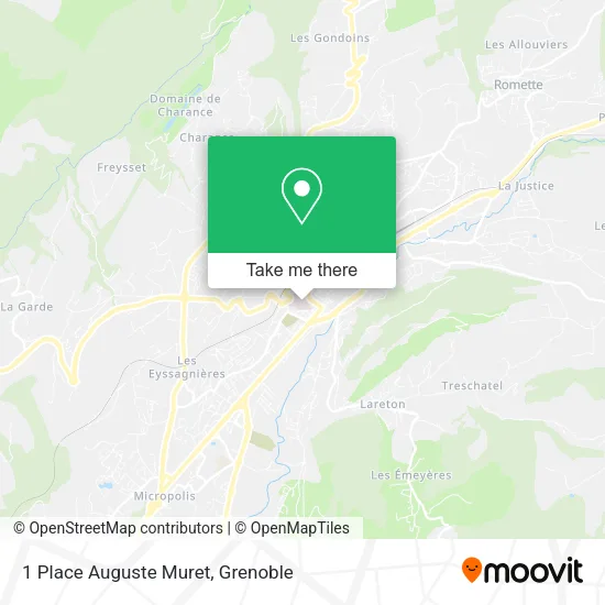 1 Place Auguste Muret map