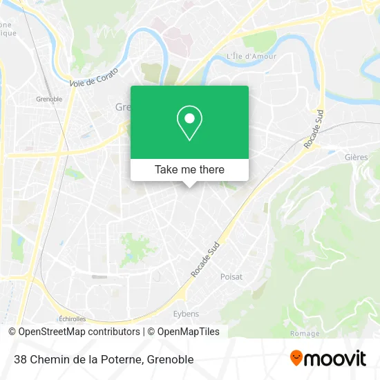 38 Chemin de la Poterne map