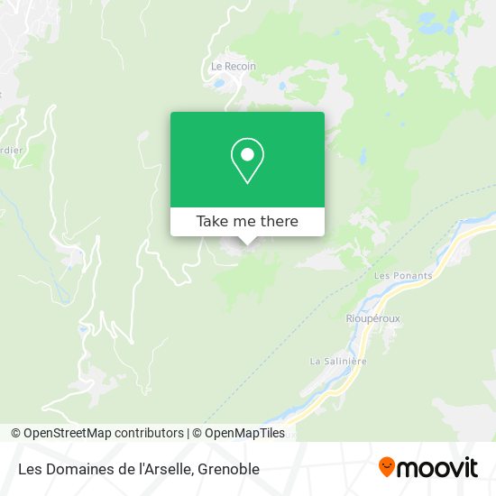 Les Domaines de l'Arselle map
