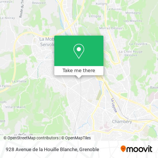 928 Avenue de la Houille Blanche map