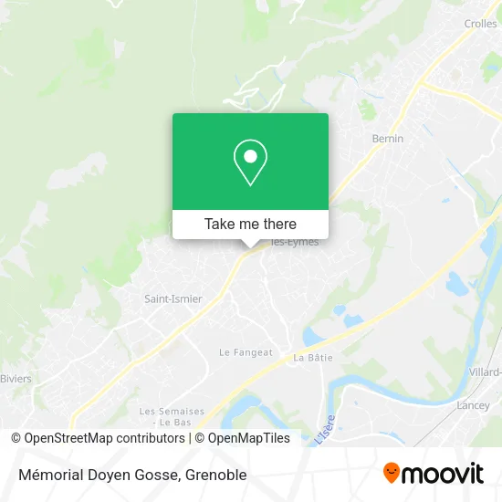 Mémorial Doyen Gosse map