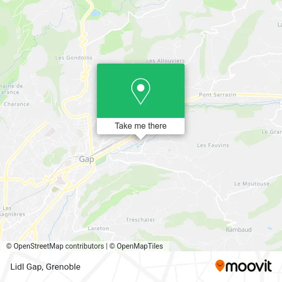 Lidl Gap map