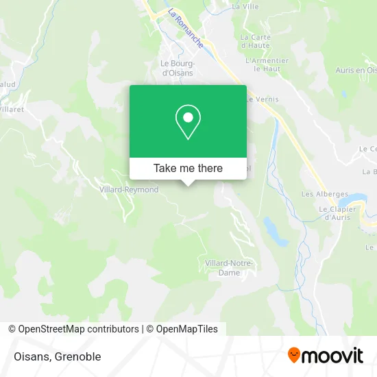 Oisans map