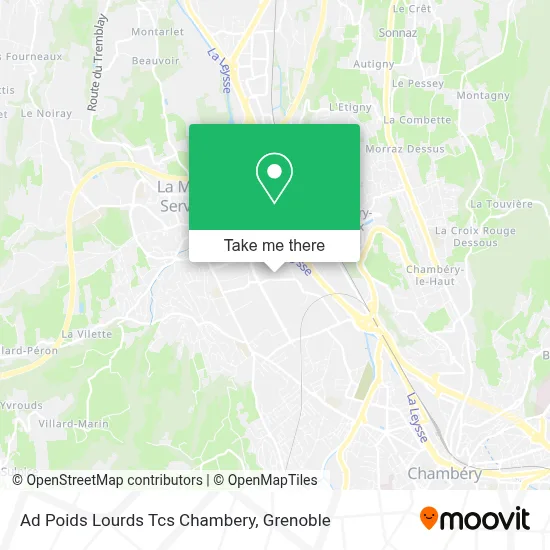 Ad Poids Lourds Tcs Chambery map