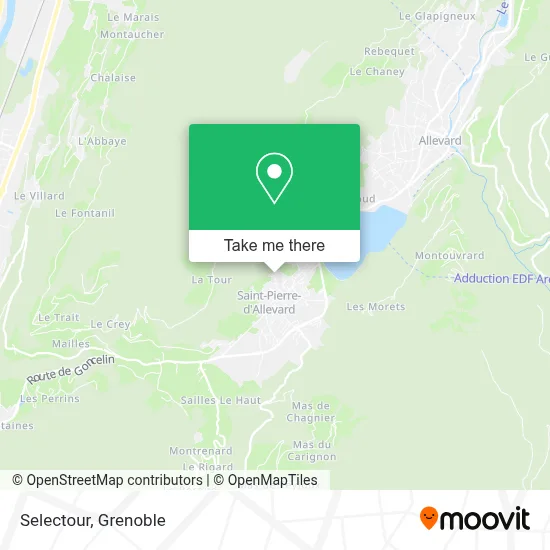 Selectour map