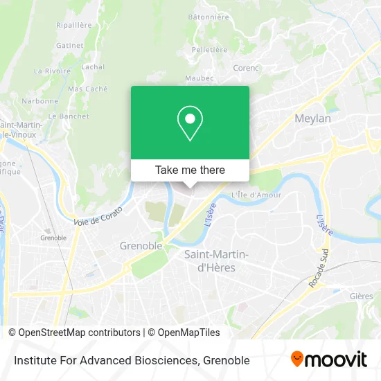 Institute For Advanced Biosciences map