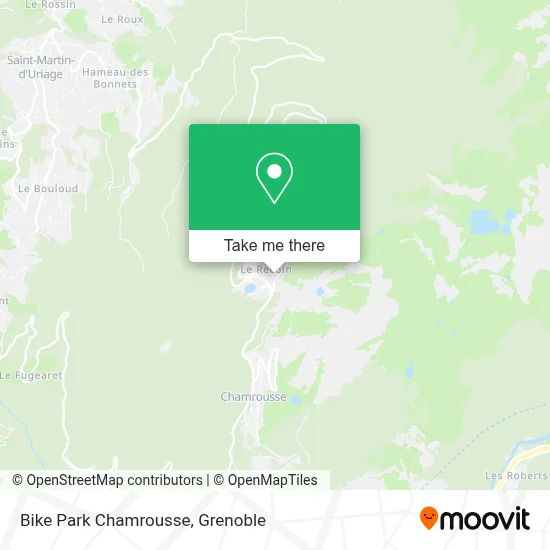 Bike Park Chamrousse map