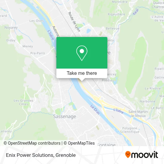 Enix Power Solutions map