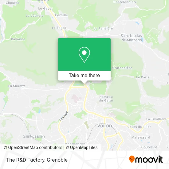 The R&D Factory map