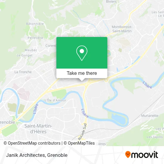 Janik Architectes map