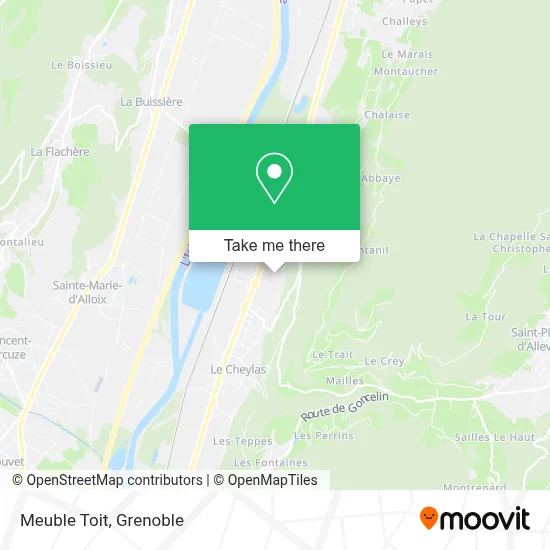 Meuble Toit map