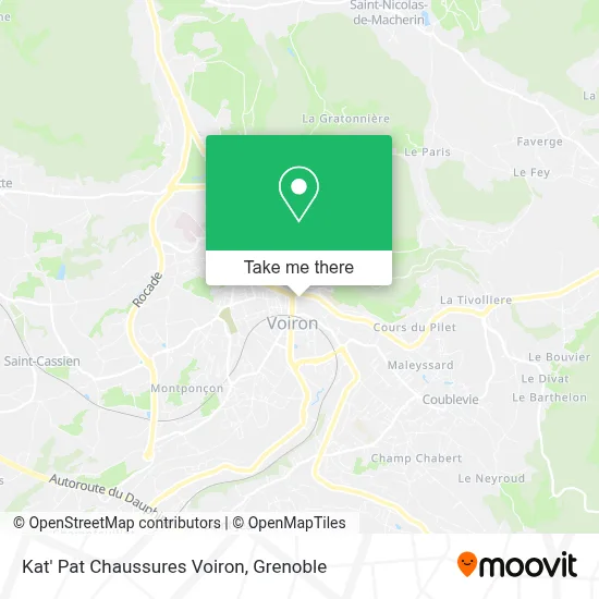 Kat' Pat Chaussures Voiron map