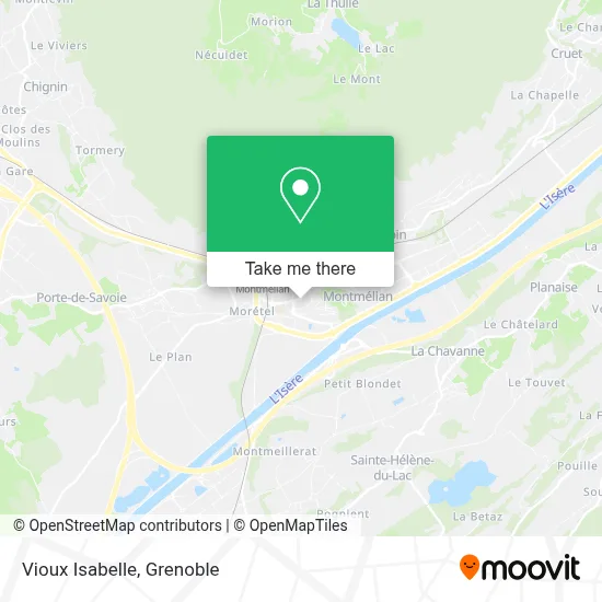 Vioux Isabelle map