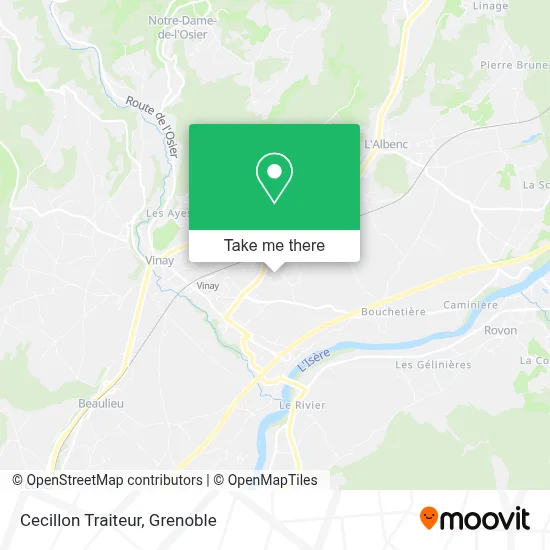 Cecillon Traiteur map