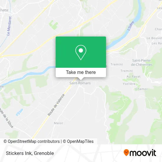 Stickers Ink map