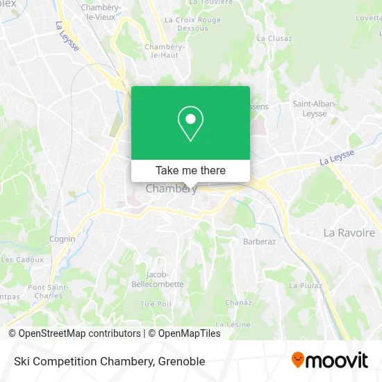 Ski Competition Chambery map