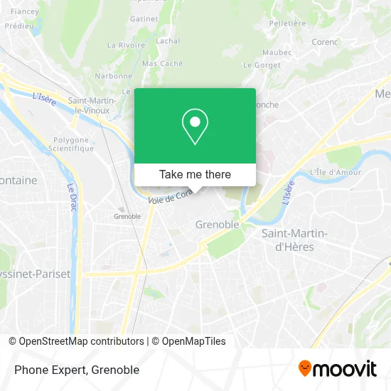 Phone Expert map