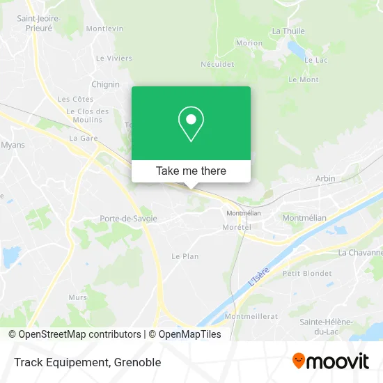 Track Equipement map