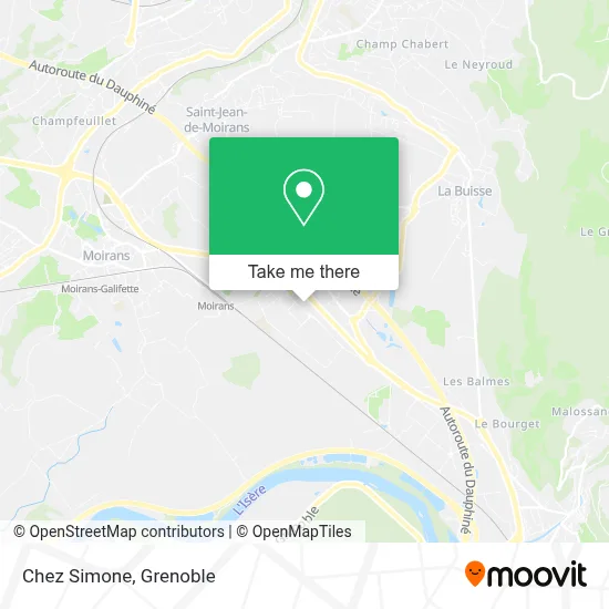 Chez Simone map