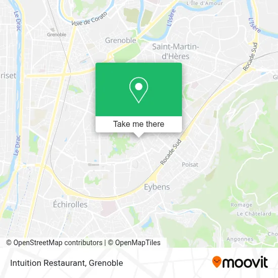 Intuition Restaurant map